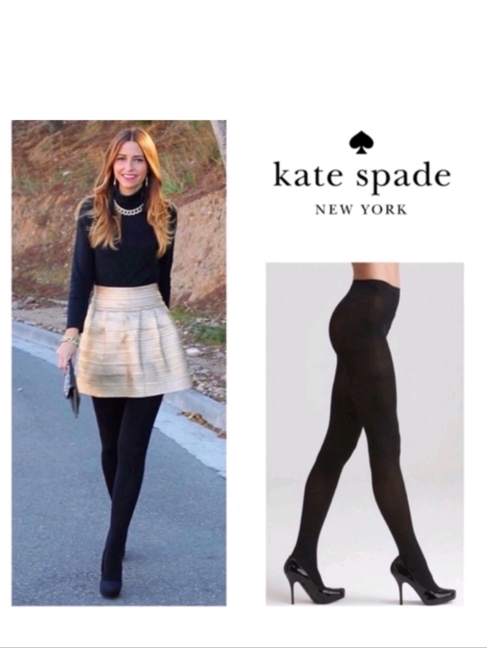 4pc Kate Spade Size Small Tights